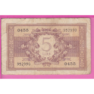 Italie P.31b ETAT TB 5 Lire...