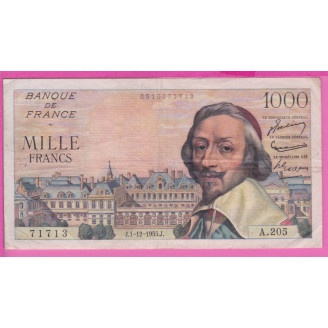 1000 Francs Richelieu Etat...