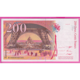 200 Francs Eiffel Etat SUP+...