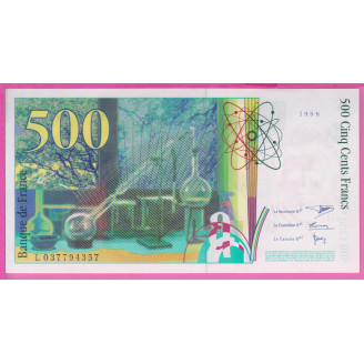 500 Francs Pierre Et Marie...