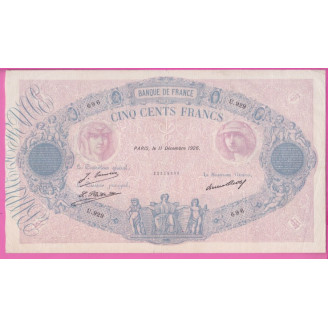France ETAT TTB+ 500 Francs...