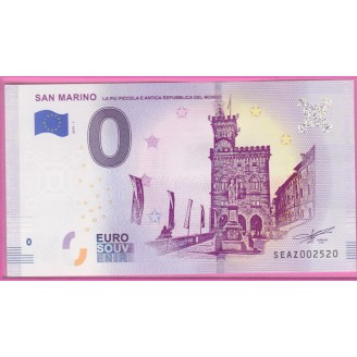 ITALIE SAN MARINO  0 EURO...