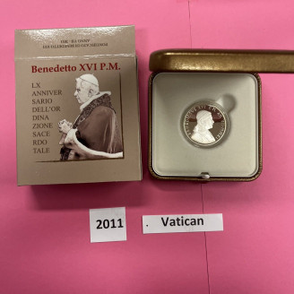 10 EURO Vatican, Benoît XVI...