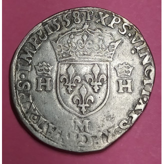 HENRI II 1547 - 1559 ARGENT...