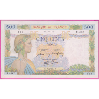 France 500 Francs La Paix...