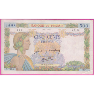 France 500 Francs La Paix...