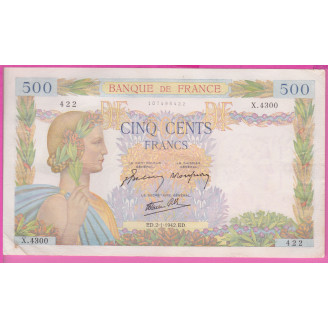 France 500 Francs La Paix...