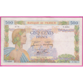 France 500 Francs La Paix...