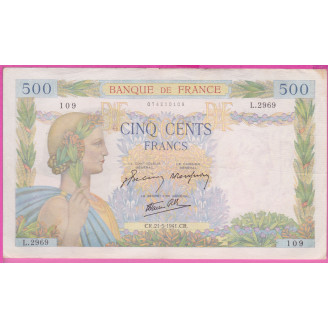 France 500 Francs La Paix...