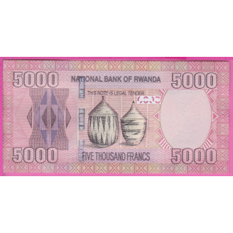 Rwanda P.41 Neuf UNC 5000...