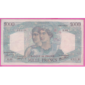 France Etat SUP 1000 Francs...