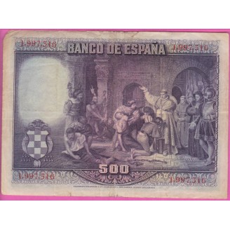 Espagne P.77 B 500 Pesetas...