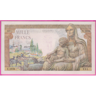 1000 Francs Demeter Etat Pr...