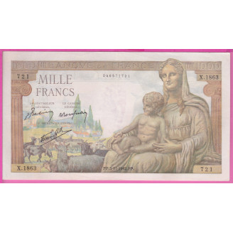 1000 Francs Demeter Etat...