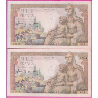 1000 Francs Demeter Etat...