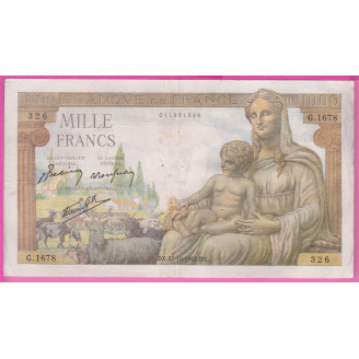 1000 Francs Demeter Etat...