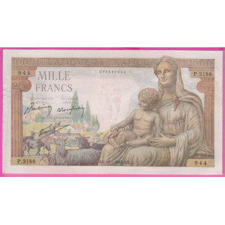 1000 Francs Demeter Etat...