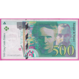 500 Francs Pierre Et Marie...