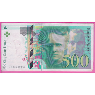 500 Francs Pierre Et Marie...