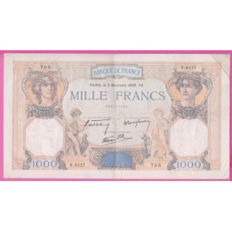 France Etat SUP 1000 Francs...