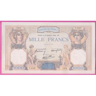 France Etat SUP 1000 Francs...