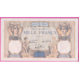 France Etat SUP 1000 Francs...