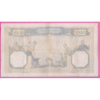 France Etat TB 1000 Francs...