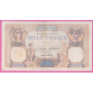 France Etat TB+ 1000 Francs...