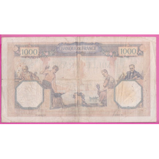 France Etat TB+ 1000 Francs...