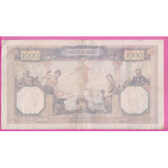 France Etat TB+ 1000 Francs...