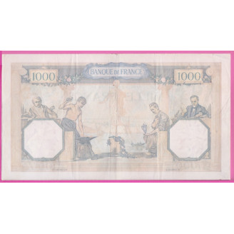 France Etat TTB 1000 Francs...