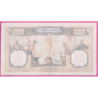 France Etat TTB 1000 Francs...