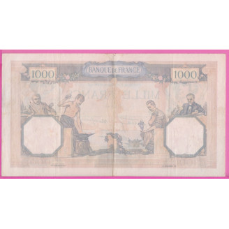 France Etat TTB 1000 Francs...