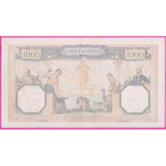 France Etat TTB 1000 Francs...