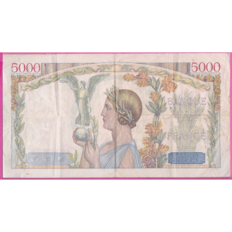 France ETAT TB+ 5000 Francs...