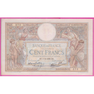 100 Francs LOM 01.12.1938...