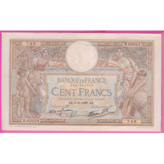 100 Francs LOM 03.11.1938...