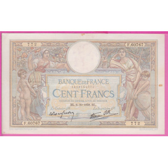 100 Francs LOM 06.10.1938...