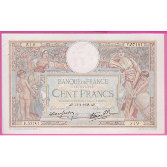 100 Francs LOM 13.01.1938...