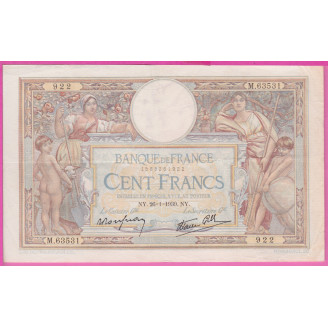 100 Francs LOM 26.01.1939...