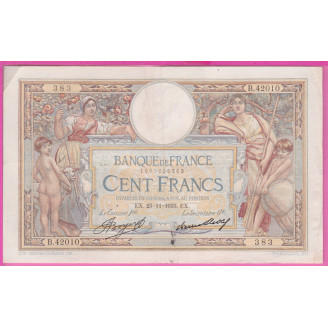 100 Francs LOM 23.11.1933...