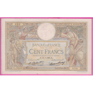 100 Francs LOM 31.07.1928...