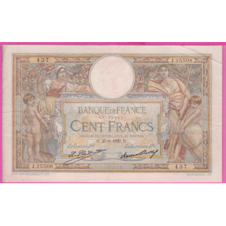 100 Francs LOM 25.06.1929...