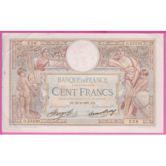 100 Francs LOM 25.02.1937...