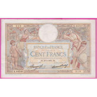 100 Francs LOM 29.03.1934...