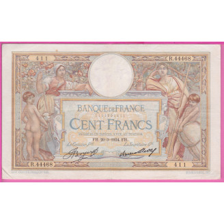 100 Francs LOM 29.03.1934...