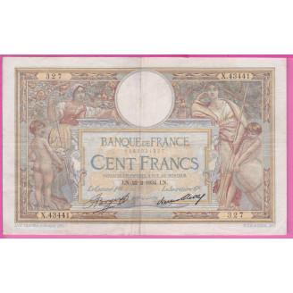 100 Francs LOM 22.02.1934...