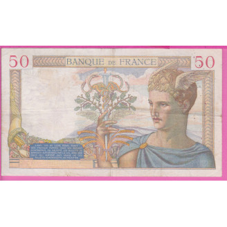 50 Francs Cérès ETAT TTB-...