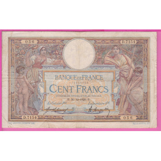 100 Francs LOM 30-12-1920...