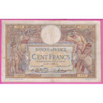 100 Francs LOM 20-01-1923...